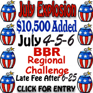 July Explosion Barrel Racing Results July 4-6, 2014