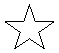 5-Point Star:  $
